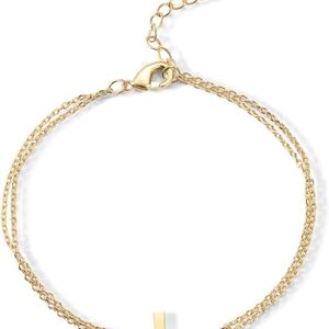 14K Gold Plated Cross Bracelet