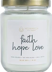 Faith Hope Love Candle