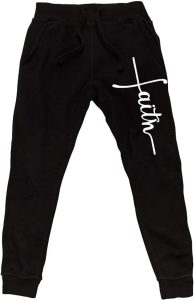 Mens Cross Faith Sweatpants