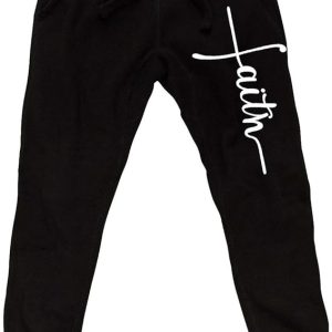 Mens Cross Faith Sweatpants