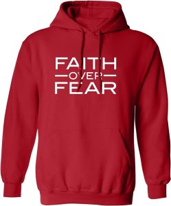 Zero Gravity Faith Over Fear Swearshirt-Red