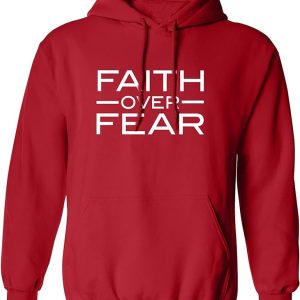 Zero Gravity Faith Over Fear Swearshirt-Red