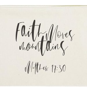 Faith Moves Mountains Cosmetic Bag